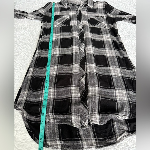 Rails Black and White Plaid Mini Dress - Picture 2 of 11